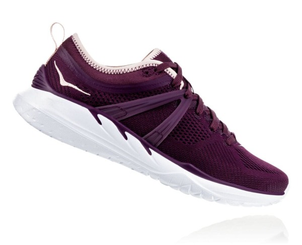 Hoka One One Tivra Womens UK - Purple Road Running Shoes - VWLXO7163